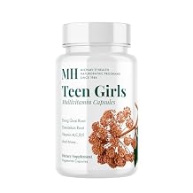 Michaels Health Naturopathic Programs Teen Girls Multivitamin - 60 Vegetarian Capsules - Nutrients for Healthy Growth & Development - Kosher - 30 Servings