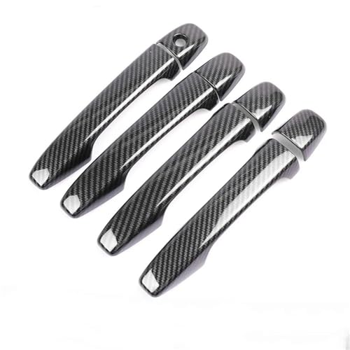 Pegatina de fibra de carbono para manija de Subaru Levorg 2015-2019 Style1