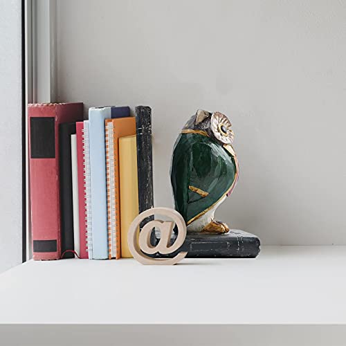 Decoration Animal Book Ends Owls Bookend Kids Bookshelf Decor Room Home Decor Office Decor Living Room Vintage Decor Interior Decor, 1 Pair #TOP2
