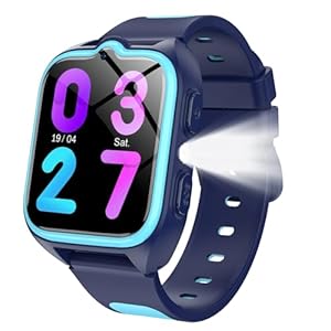 IOWODO Kinder Smartwatch 2025 | Uhr mit 4G Funktionen & SOS-Notruf | LBS+WLAN+GPS-Tracker | 800mAh 5-Tage Akku | wasserdicht IP67 | Schulmodus & Lernspiele | Für Kinder 5-12 Jahre