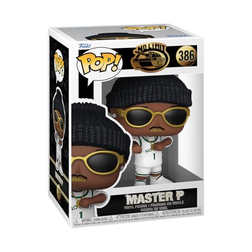 Funko Pop! Rocks: Master P - Figura de Vinilo Coleccionable - Idea de Regalo- Mercancia Oficial - Juguetes para Niños y Adultos - Music Fans - Muñeco para Coleccionistas y Exposición