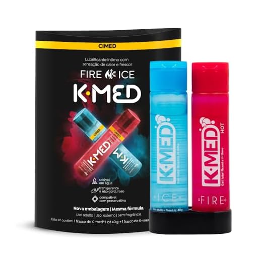 KMED K Med Gel Em Kit Fire E Ice Esquenta E Esfria