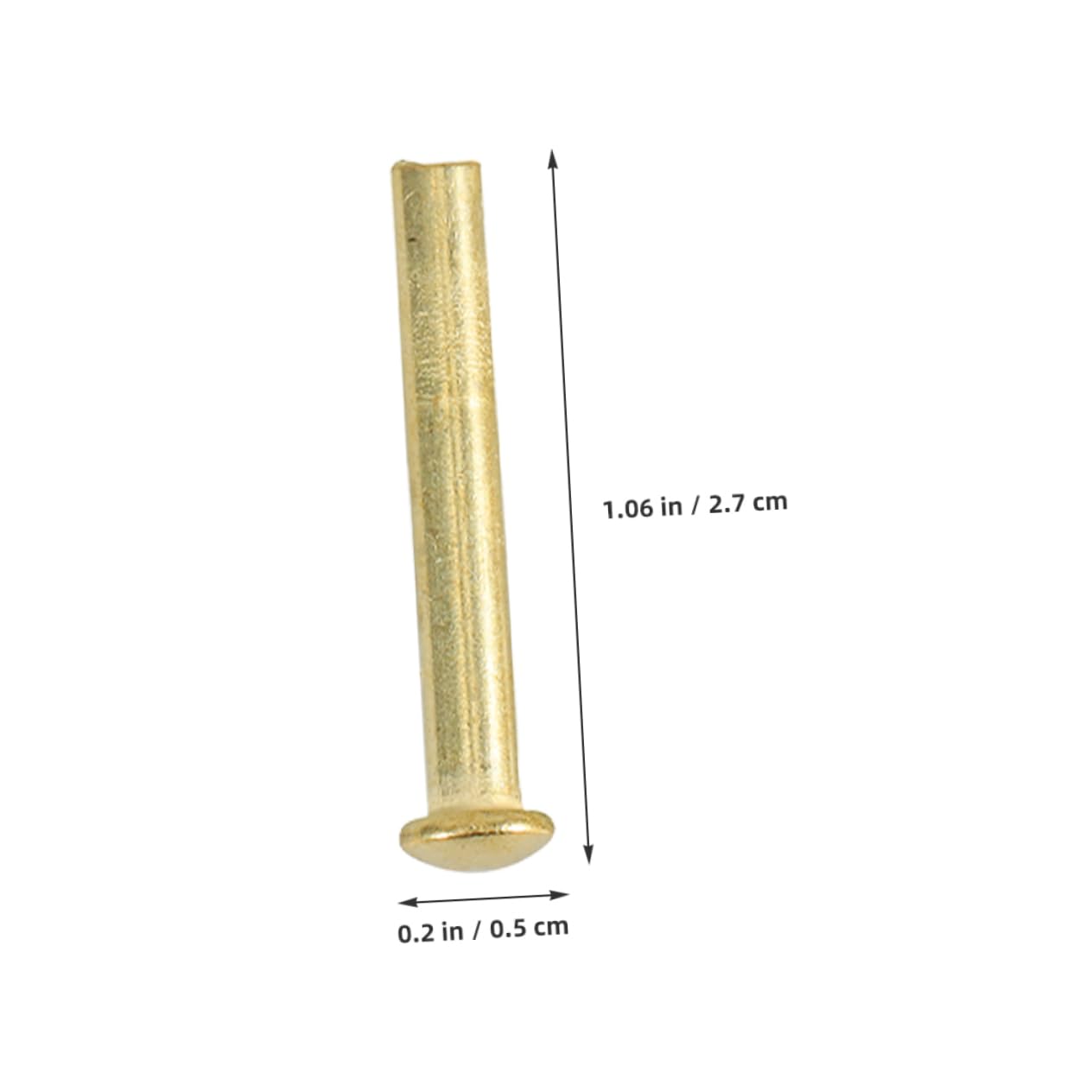 SOLUSTRE DIY Hand Fan Accessory Kit 10 Sets of Folding Fan Shaft Rivets Nuts and Fittings Nail Repair and Maintenance