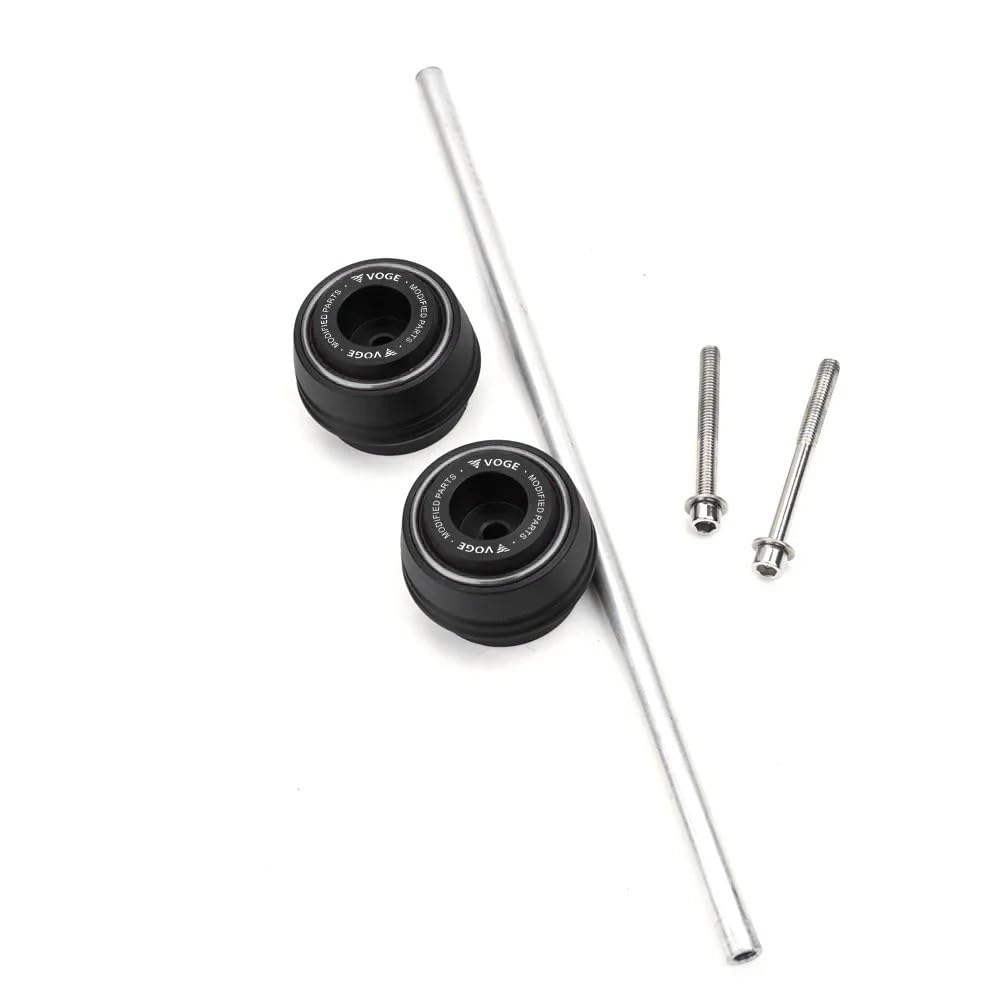 Motorrad Zubehör Vorderachse Gabelschutz für Voge Valico DS900X DS525X 900 525 DSX DSX525 DSX900 2024 2025 Sturzpads Radschutz Kollisionsschutz Dekorative Achsabdeckungen (Grau)