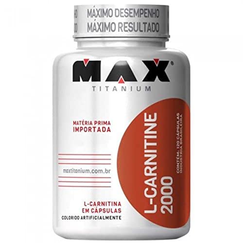L-Carnitine 2000-120 Cápsulas, Max Titanium