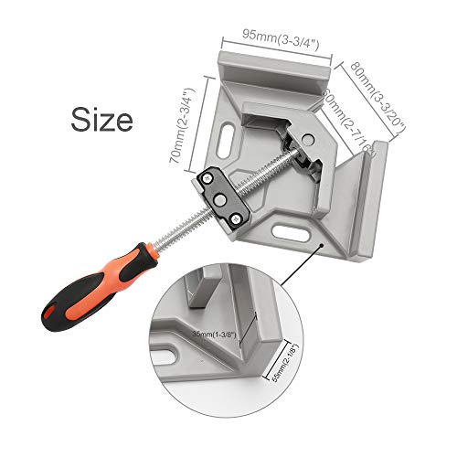 YORKING 90° Angle Clamps Corner Clamp Tools Rotary Tool Kit Foam Gun Pneumatic Tool Hand Rivet Nut Setter Kit-Home Improvement Tools - Thumbnail 7