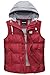 wantdo Women's Quilted Puffer Vest Thicken Warm Winter Coat with Removable Hood