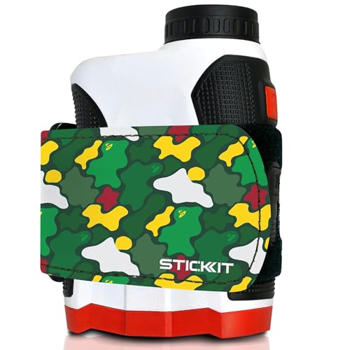 STICKIT Rangefinder Magnetic Strap - Slim-Fit Adjustable Range Finder Holder - Universal Range Finder Strap with Strong Magnet - Stays Secure on Golf Carts Bags & Clubs for Easy Access