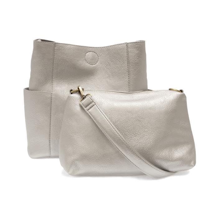 Image of Joy Susan Side-Pocket Bucket Bag: Kayleigh Crossbody