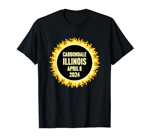 Eclipse 8 de abril de 2024 Solar Carbondale Illinois USA Annular Camiseta