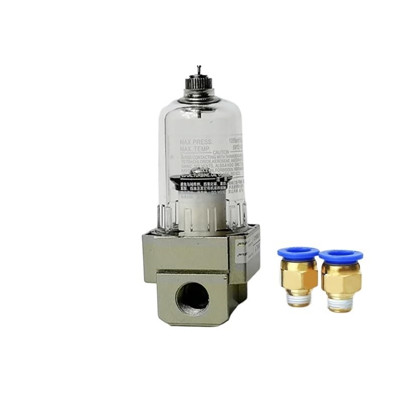 Filtre à noyau en fibre AF2000-02 1/4 pneumatique séparateur eau et huile avec raccords 12mm