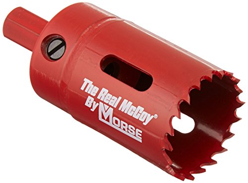 MK Morse TA22 1-3/8" Real McCoy Bi-Metal Hole Saw Arbor Attached, 1-3/8-inch