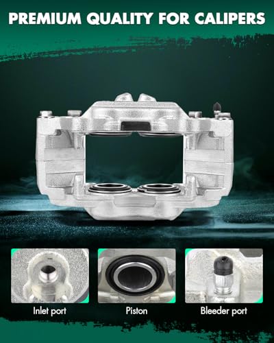 Image of SCITOO Rear Right Brake Caliper With Bracket 19-B2588 Compatible For Acura CL 2001-2003 For Acura TL 1999-2008 For Honda Element 2003-2011