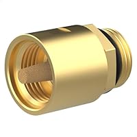 Drehmeister LPG-Aufsatz mit Sinterfilter – W21,8x1/14 Tankadapter-Zwischenstück für saubere Autogasbetankung