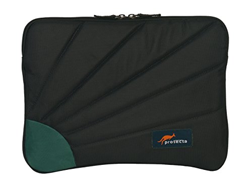 Protecta Rays Laptop Sleeve for 13.3 Inches (Black & Sea Green)