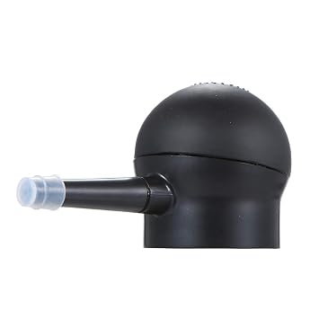 immetee Hair Fibers Pump Fiber Applicator, Spray Application Atomizador Nozzle for Hair Building Fibers Hair Thickening ToolsBLACK