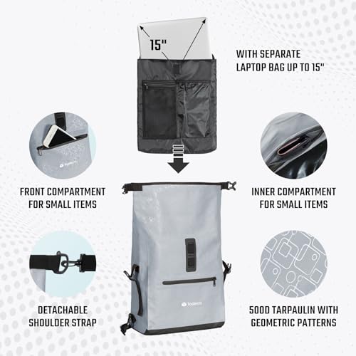 Sac à dos de vélo imperméable protégeant votre ordinateur du trajet