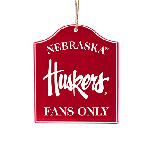 Boelter Brands NCAA Nebraska Cornhuskers Wooden Fan Sign Ornament