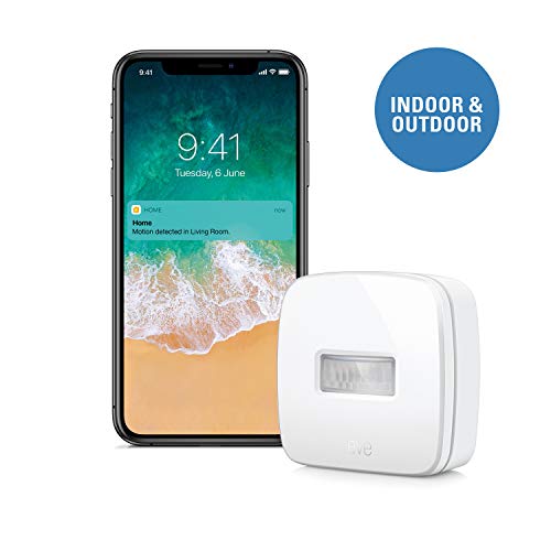 Eve Motion - ワイヤレス モーション センサー、Bluetooth Low Energy、occorrono ブリッジまたはゲートウェイなし、白 (Apple HomeKit)