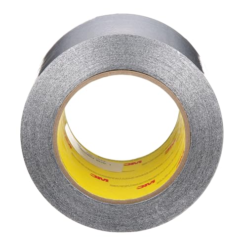 Image of 3M Aluminum Foil Tape 425, 6 in x 60 yd 4.6 mil, Silver (Pack of 2), Thermally Conductive Tape, Resistant to Chemicals, Dead Soft Aluminum Foil Backing