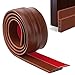 Door Sweep, Weather Stripping Under Door Draft Stopper Door Insulation Soundproof for Door Bottom Bugs Stopper,(Brown 2" Width X 39" Length)