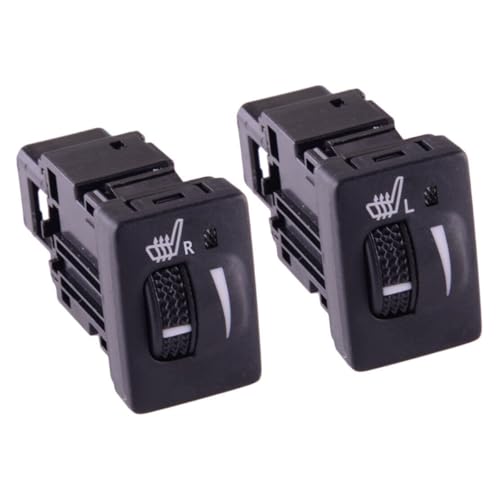 2PCS Seat Heating Switch Car Accessories for Toyota for Reiz 10-17 Left Seat 84751-0G030 Black 84751-0P050 84751-0G040 84751-0P060 Soggier