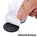 Kichwit Bathroom Door Sign for Men and Women, Toilet and Restroom Sign for Business or Home, Plastic With Adhesive on the Back, Black
