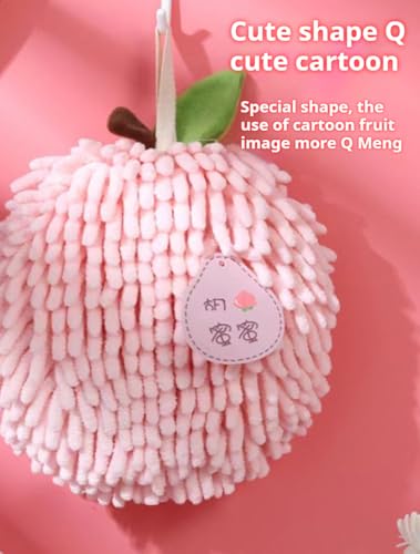 Aimery 6 Pcs Decorative Hand Towels for Bathroom& Kitchen-Each Fruit Themed Hand Towel Measures 6.7X6.7 Inches-Dry Your Hands