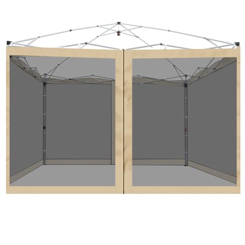 Canopy Mosquito Net for 8x8 Pop up Canopy Gazebo Tent,