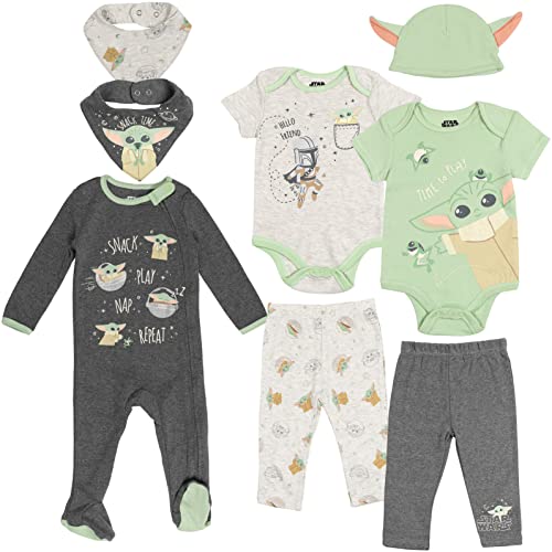 Image of STAR WARS The Mandalorian The Child 8 Piece Layette Set