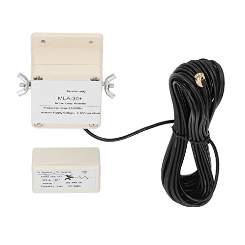 Antena de bucle activo para eliminar ruido en radio de onda corta con cable de 10 metros para SWL 2
