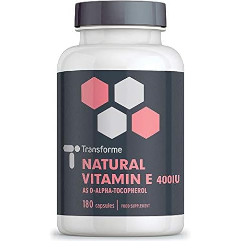 Transforme Vitamin E Capsules 400iu Softgels Cover