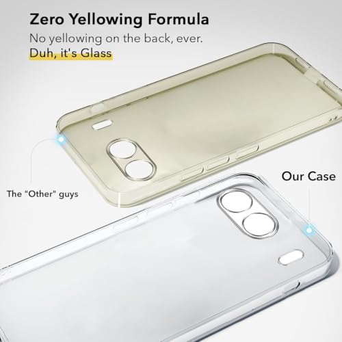 Image of Jkobi Lifetime Anti-Yellow Clear Back Case Cover for Oneplus Nord 4 (Sleek Hard Crystal | Shockproof and Camera Protection)
