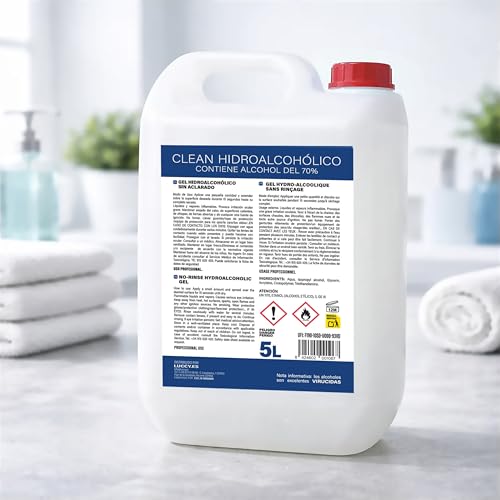 Gel hydroalcoolique pour les mains sans rinçage grand format 5L - 7