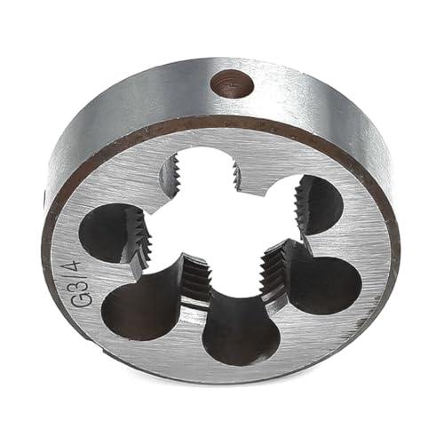 VOANZO G3/4 Filiera per Filettatura di Tubi Filiera per Filettatura di Viti per Maschi G3/4 Utensili manuali per Filettatura durevoli Diametro Esterno 55 mm/2.17 Pollici Utensile Industriale