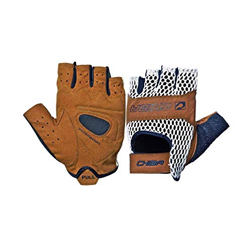 Chiba Retro Guantes, Todo el año, Retro, Unisex, Color Beige/marrón, tamaño Large