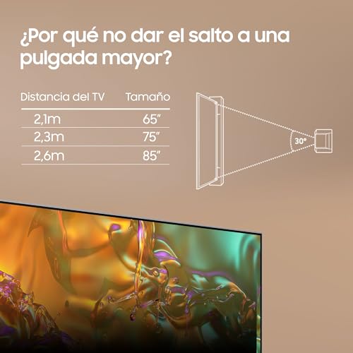 Samsung TV QLED 4K 2024 75Q80D Smart TV de 75" avec Image et Son améliorés, Meilleur Contrôle des Couleurs avec Full Array, Le Meilleur Smart TV et Écoutez Tous Les Haut-parleurs avec Q-Symphony