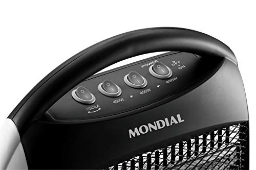 Aquecedor Halógeno Comfort Air, 220v, Mondial A-07, Preto/ Cinza Mondial Preto/ Cinza 220v