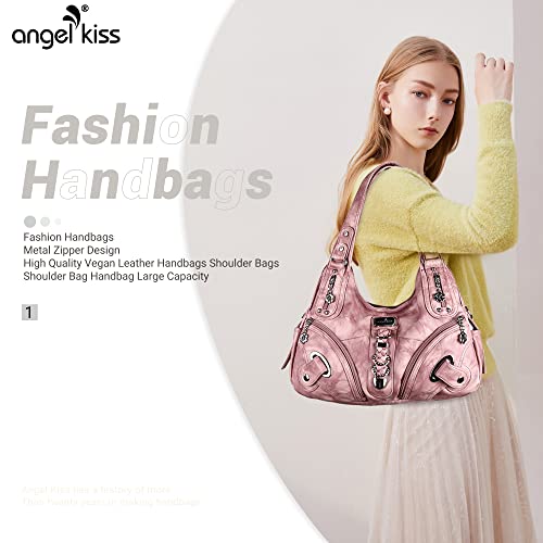 Image of Angelkiss Hobo Purses and handbags for Women Satchel Handbag Women Purses Large Daily Shoulder Bags