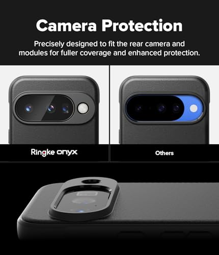 Image of Ringke Onyx for Google Pixel 10 Case [Feels Good in The Hand] Oil & Dirt Resistant, Enhanced Camera Lens Protection, Comfortable Grip, Non-Slip, Lightweight Cover - Black