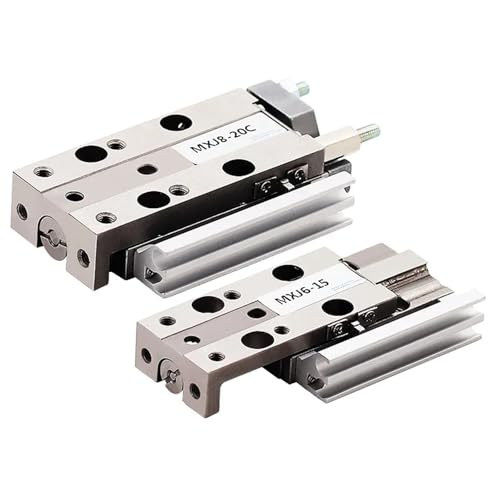 Vérin pneumatique miniature MXJ6-15C à glissière pour micro-robotique