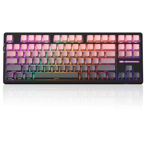 Amazon | MageGee LIGHT87 無線メカニカルキーボード ガスケット