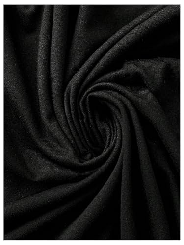 Image of SOLY HUX Women's Plus Size T Shirt Dress Half Sleeve Crewneck Loose Summer Dresses Black Letter 3X-Large Plus