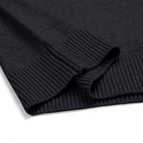 Sweater Vest for Men Casual V Neck Sleeveless Pullover Sweater Plus Size Soild Waistcoat Wool Blend Knitwear Vest4