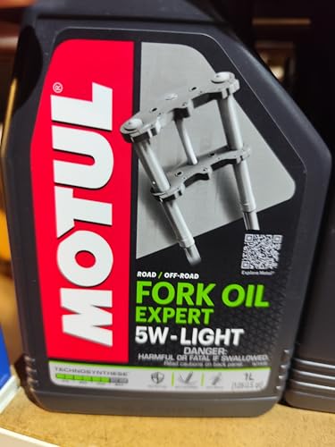 Huile de fourche 5W Motul suspension avant moto fluide hydraulique