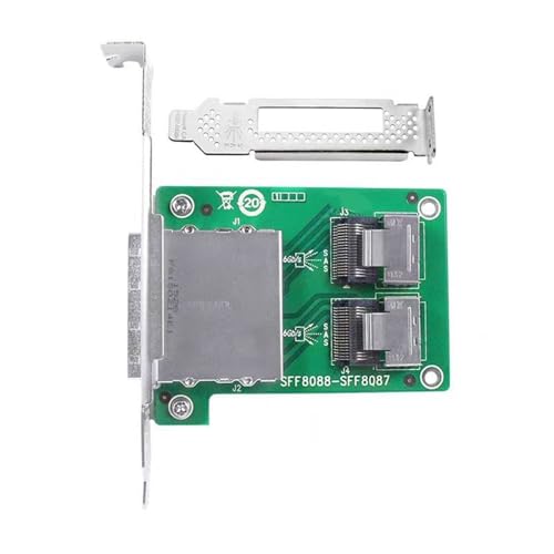 Adaptateur SFF8088 vers SFF8087 avec support profilé pour étendre le stockage SAS