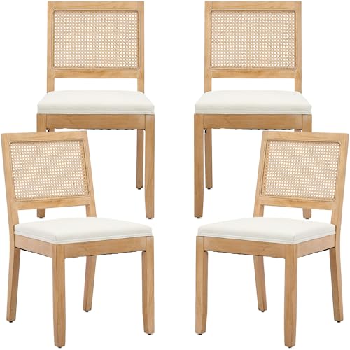 ODUSE-DAILY French Country Rattan Dining Chairs