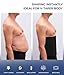 TAILONG Waist Trainer Corset for Men Weight Loss Tummy Trimmer Compression Shaper Abdomen Sweat Wrap (Black, M)