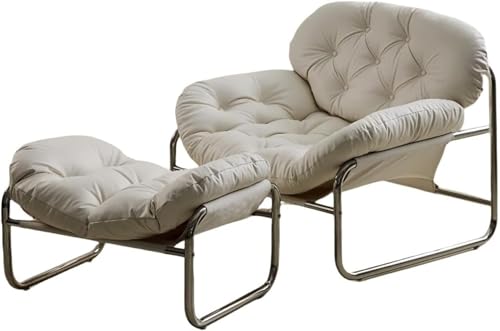 Danussi���N���C�j���O�`�F�A �p�[�\�i���`�F�A �����b�N�X PU���U�[ 1�l�|�� �Ǐ��֎q �o���R�j�[�����b�N�X �y�֎q ���ω׏d ���≘��ɋ��� �g�ݗ��Ă��ȒP �q�� �Q�� �ƒ�p �ω׏d300kg ���� ���p �ʋC���悢 (�z���C�g,�\�t�@�`�F�A