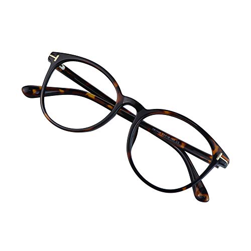 Image of VisionGlobal Blue Light Blocking Glasses for Women /Men, Computer Reading, TV Glasses, Stylish Oval Frame